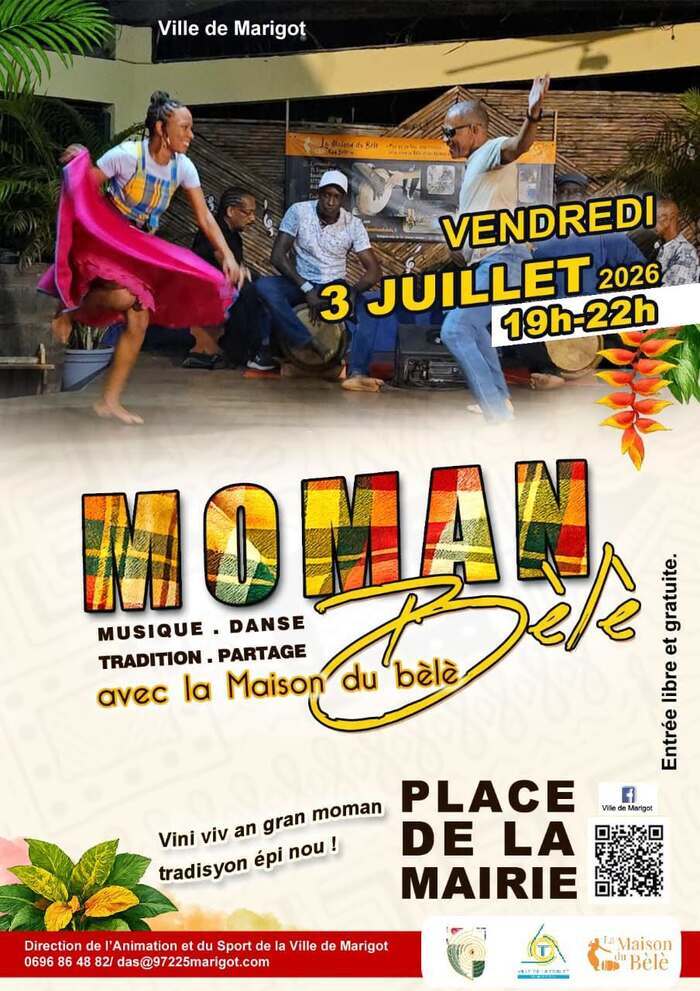 [Danse et musique traditionnelle] MOMAN BÈLÈ, Le Marigot, Le Marigot