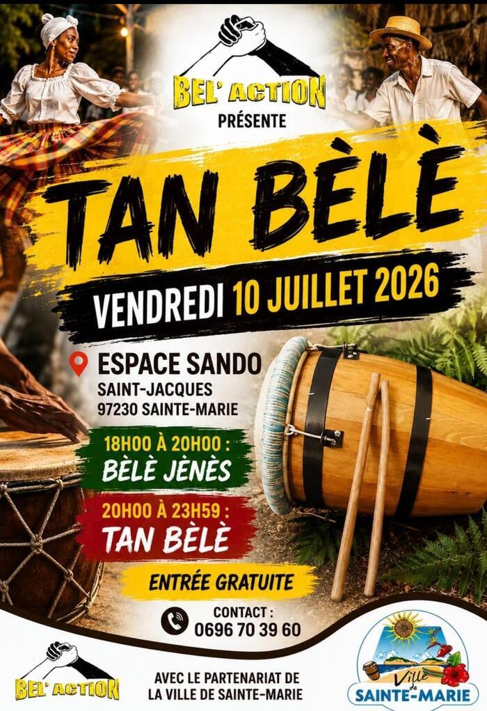 [Danse et musique traditionnelle]  TAN BÈLÈ Sainte-Marie Sainte-Marie