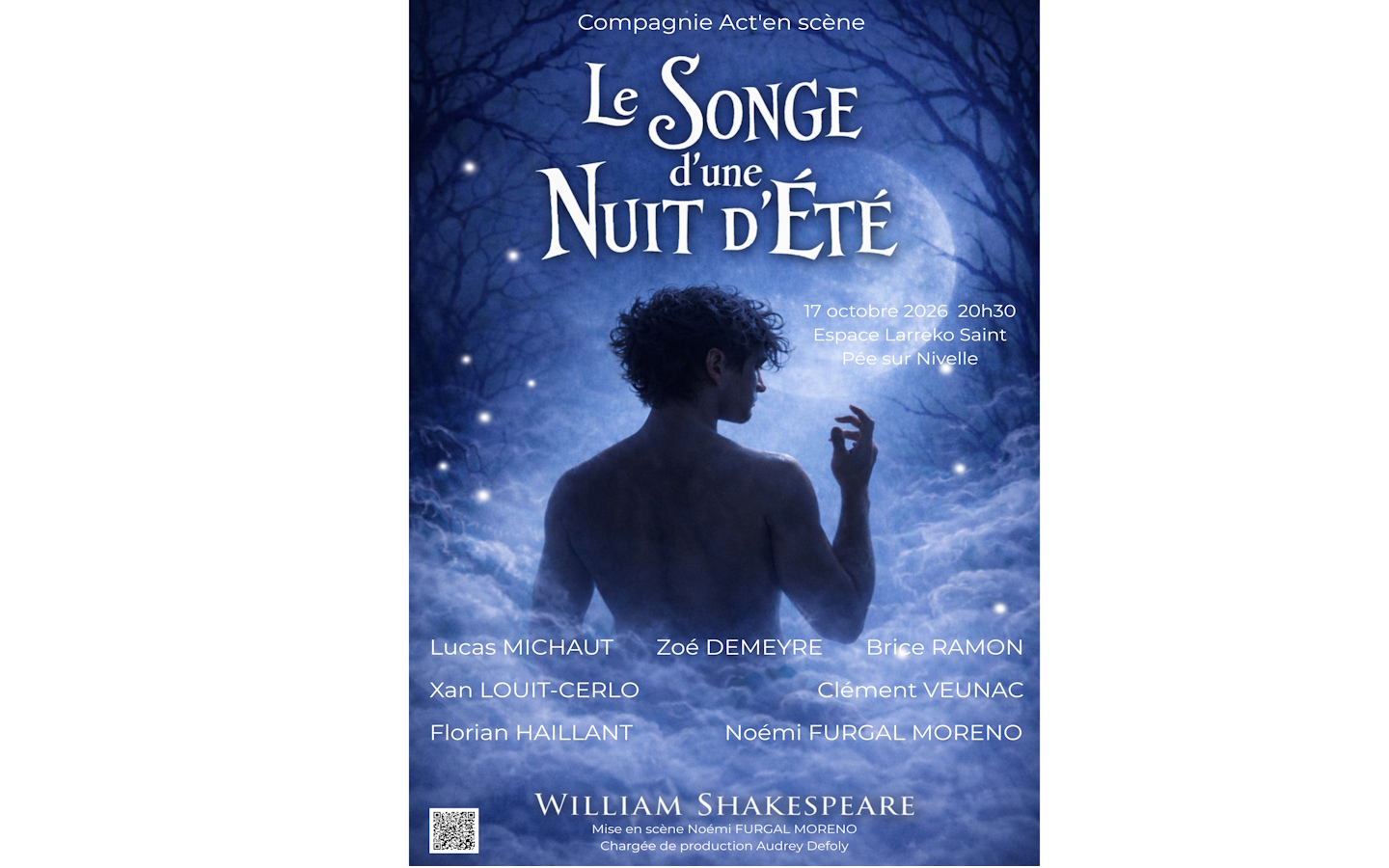 Danse Le Songe d'une Nuit Espace Culturel Larreko Saint-Pée-sur-Nivelle 2026-10-17