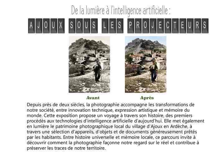 De la lumière à l’intelligence artificielle : Ajoux sous les projecteurs …, Eglise de Greytus, Ajoux