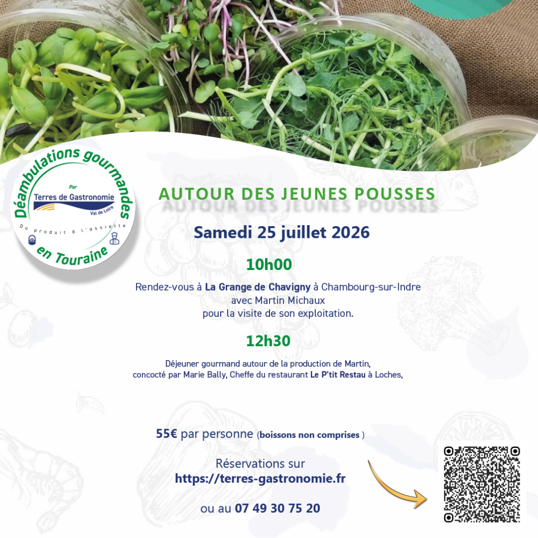 Déambulation Gourmande autour des jeunes pousses  Chambourg-sur-Indre