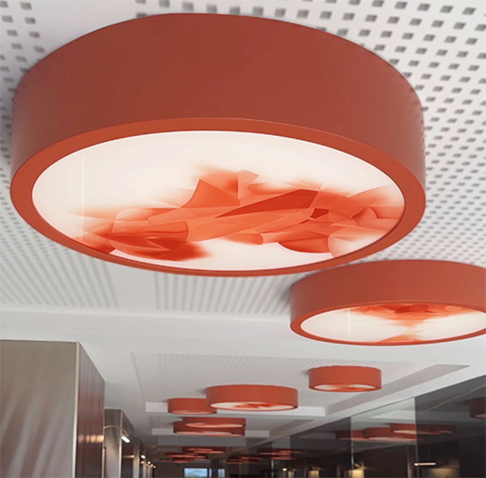 Découverte de 22 œuvres rétroéclairées et émaillées signées Guillaume Bottazzi, Galerie Peretti, Neuilly-sur-Seine