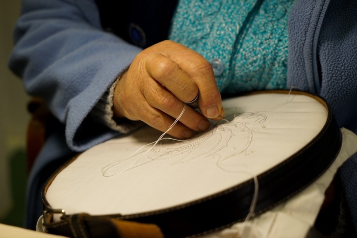 Découverte de la broderie au plumetis, Espace Stanislas, Plombières-les-Bains