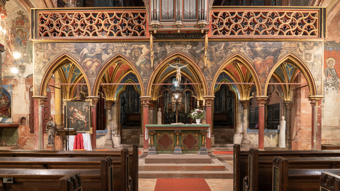 Découverte d’un jubé, Église protestante Saint-Pierre-le-Jeune, Strasbourg