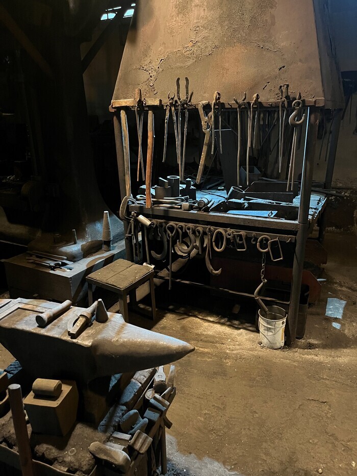 Découverte d&rsquo;une forge du siècle dernier, Ancienne forge, Mollkirch