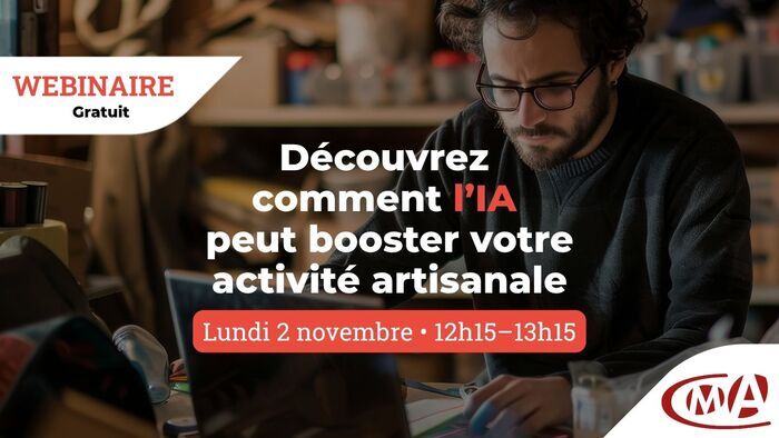 Découvrez comment l’Intelligence artificielle peut booster votre activité artisanale !, Visioconférence, Paris