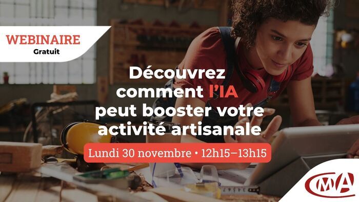 Découvrez comment l’Intelligence artificielle peut booster votre activité artisanale !, Visioconférence, Paris