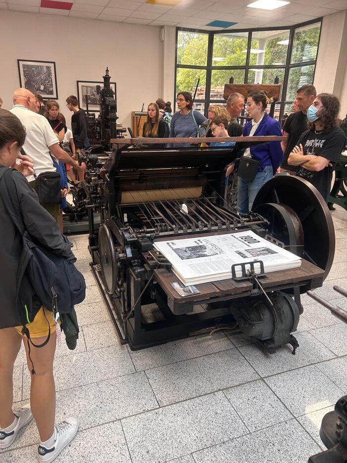 Découvrez des machines d’imprimerie anciennes et récentes, Intergraphic, Schiltigheim