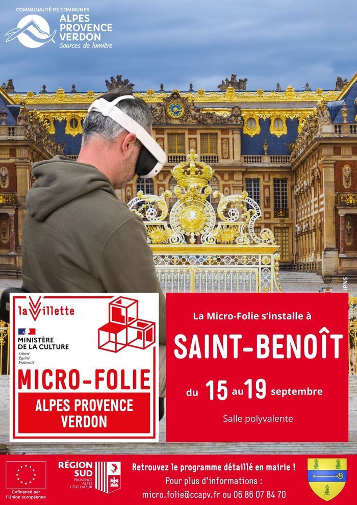 Découvrez les ateliers de la Micro-Folie itinérante Alpes Provence Verdon, Salle multi-activités, Saint-Benoît