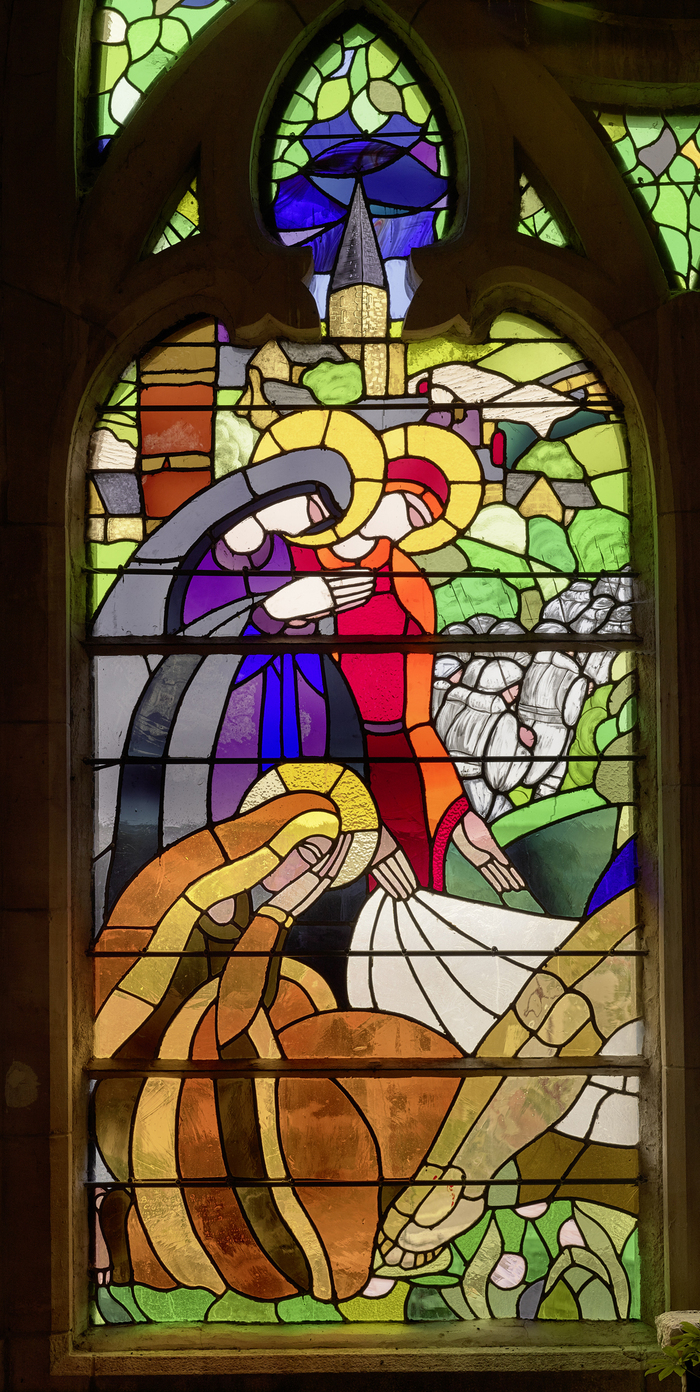 Découvrez librement les beautés art déco d’une église qui fête cette année son centenaire, et son fameux vitrail de René Crevel, Église Notre-Dame, Seuil