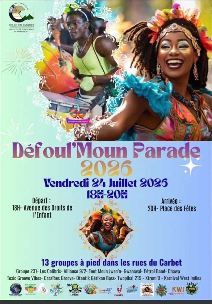 DEFOUL MOUN PARADE 2026, Le Carbet, Le Carbet