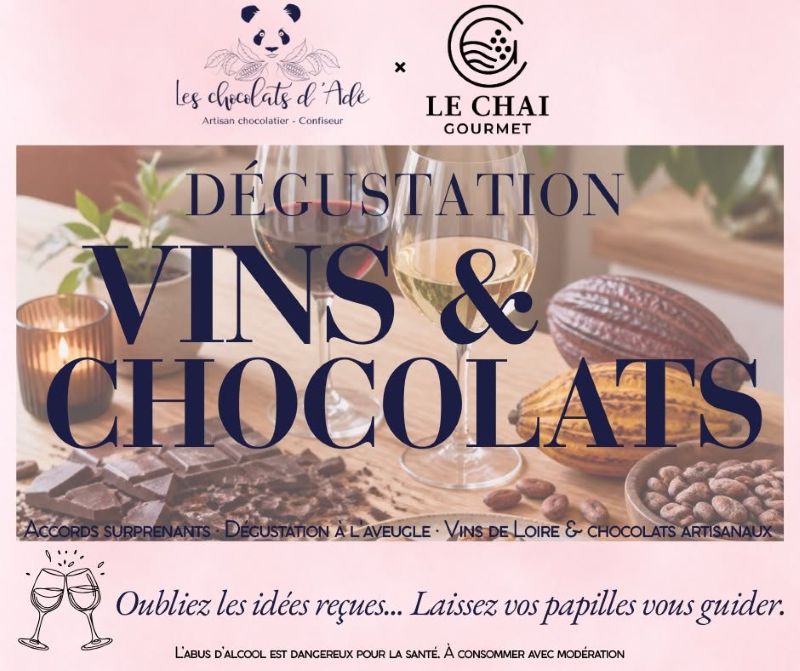 Dégustation vins & chocolats Bléré