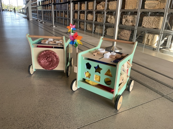 [Démonstration] : à la découverte des chariots de marche et autres outils des tout-petits, Musée Narbo Via, Narbonne