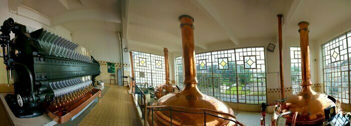 Démonstration de brassage au sein du musée Musée français de la Brasserie Saint-Nicolas-de-Port