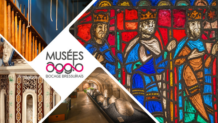 Démonstration de restauration de vitraux et visite guidée des collections permanentes, L&rsquo;abbaye – Musée et médiathèque, Mauléon