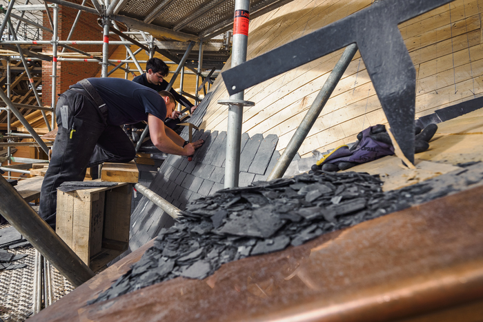 Démonstration : Les métiers du Patrimoine par les artisans œuvrant à la restauration du château Domaine de Méréville Le Mérévillois