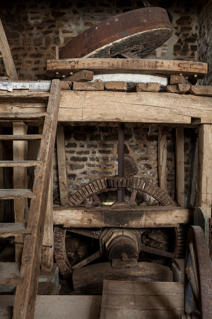 Démonstration : visite du moulin, Moulin de Roullours, Vire Normandie