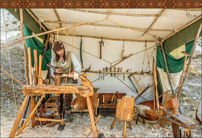 Démonstrations et initiations à la boissellerie et tour à perche avec « La trace du geste », Château-musée Henri IV, Nérac