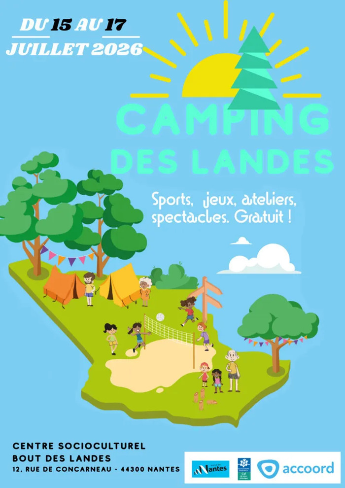 Destination camping Centre socioculturel Accoord Bout des Landes Nantes