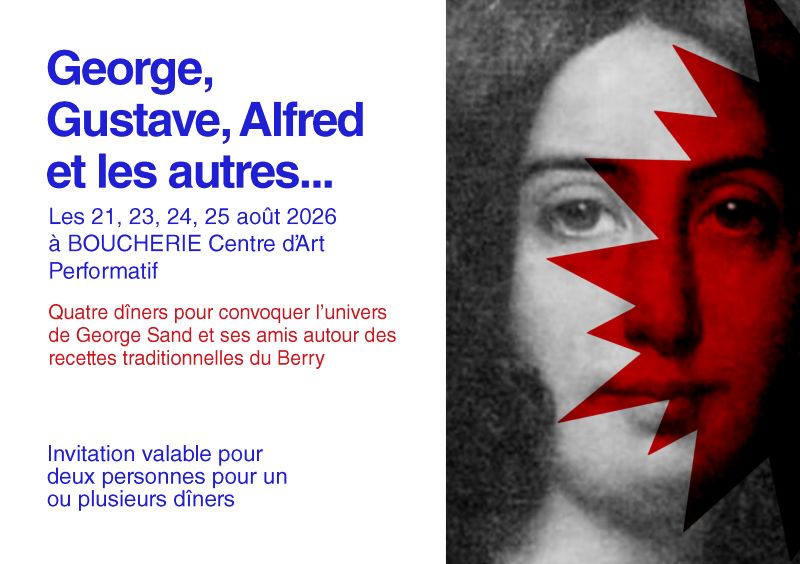 Dîners avec les artistes en résidence George, Gustave, Alfred et les autres… Migné