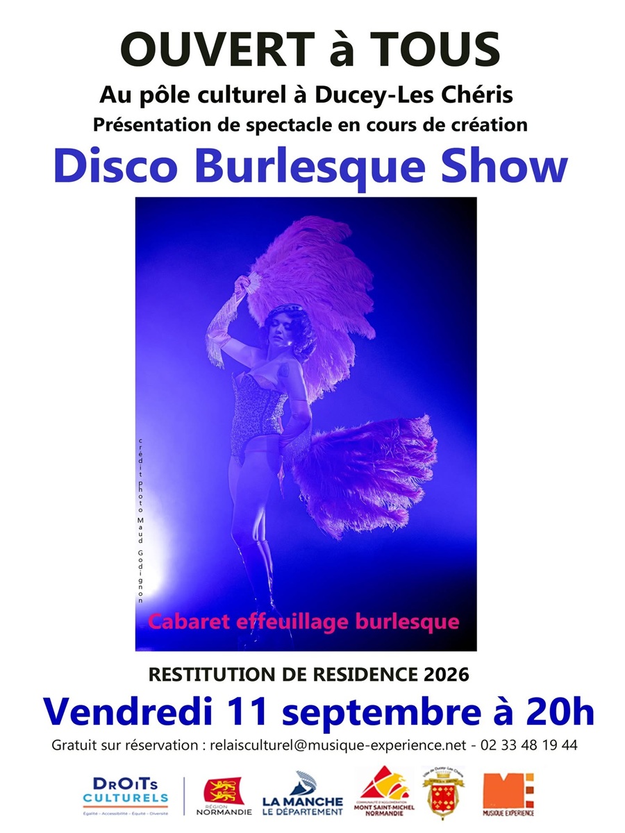 Disco Burlesque Show Pôle culturel Musique Expérience Ducey-Les Chéris
