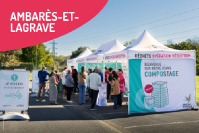 Distribution de composteurs et formation, Local technique de la Mairie d’Ambarès, Ambarès-et-Lagrave