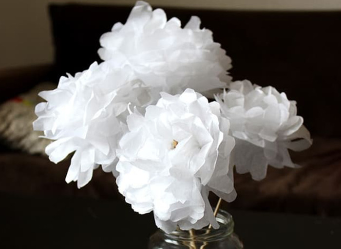 DIY : fleur en papier, Médiathèque José Cabanis, Toulouse