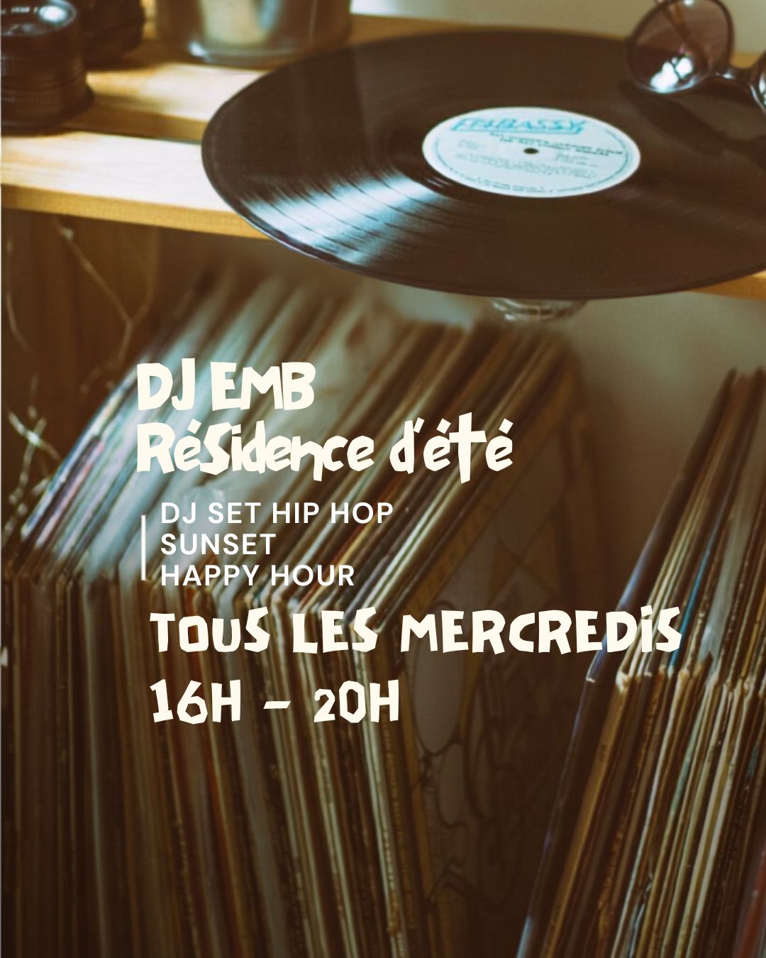 Dj Set EMB Hip-hop Vinyls & Happy Hour