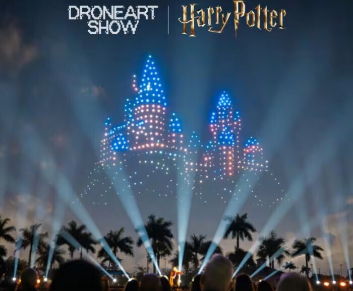 DroneArt Show Harry Potter, Hippodrome du Petit Port, Nantes