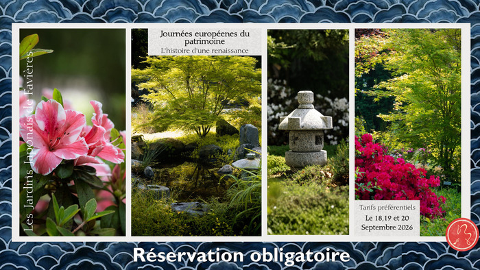 Du terrain abandonné au patrimoine vivant, Les jardins japonais de Favières, Favières