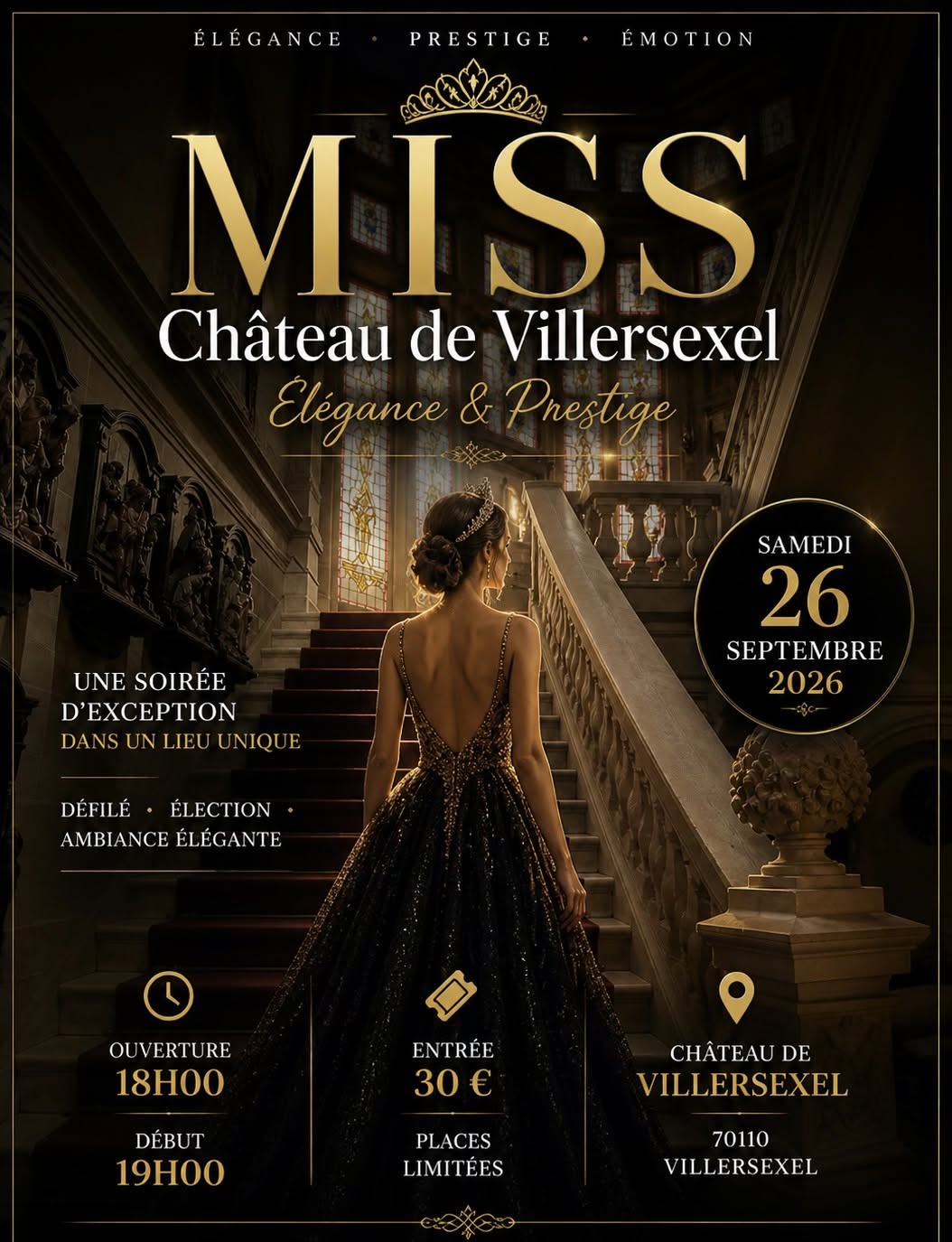 Élection miss château de Villersexel  Villersexel