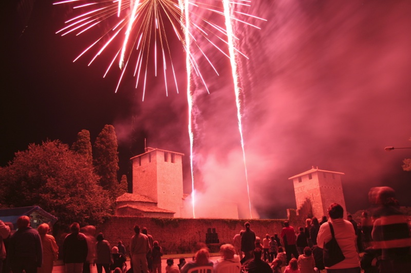 Embrasement des remparts de Vianne Vianne
