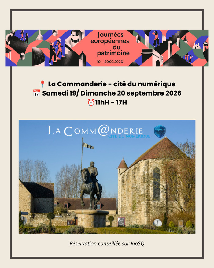 Enfants du Patrimoine à la Comm@nderie – cité du numérique, Commanderie des Templiers de la Villedieu, Élancourt