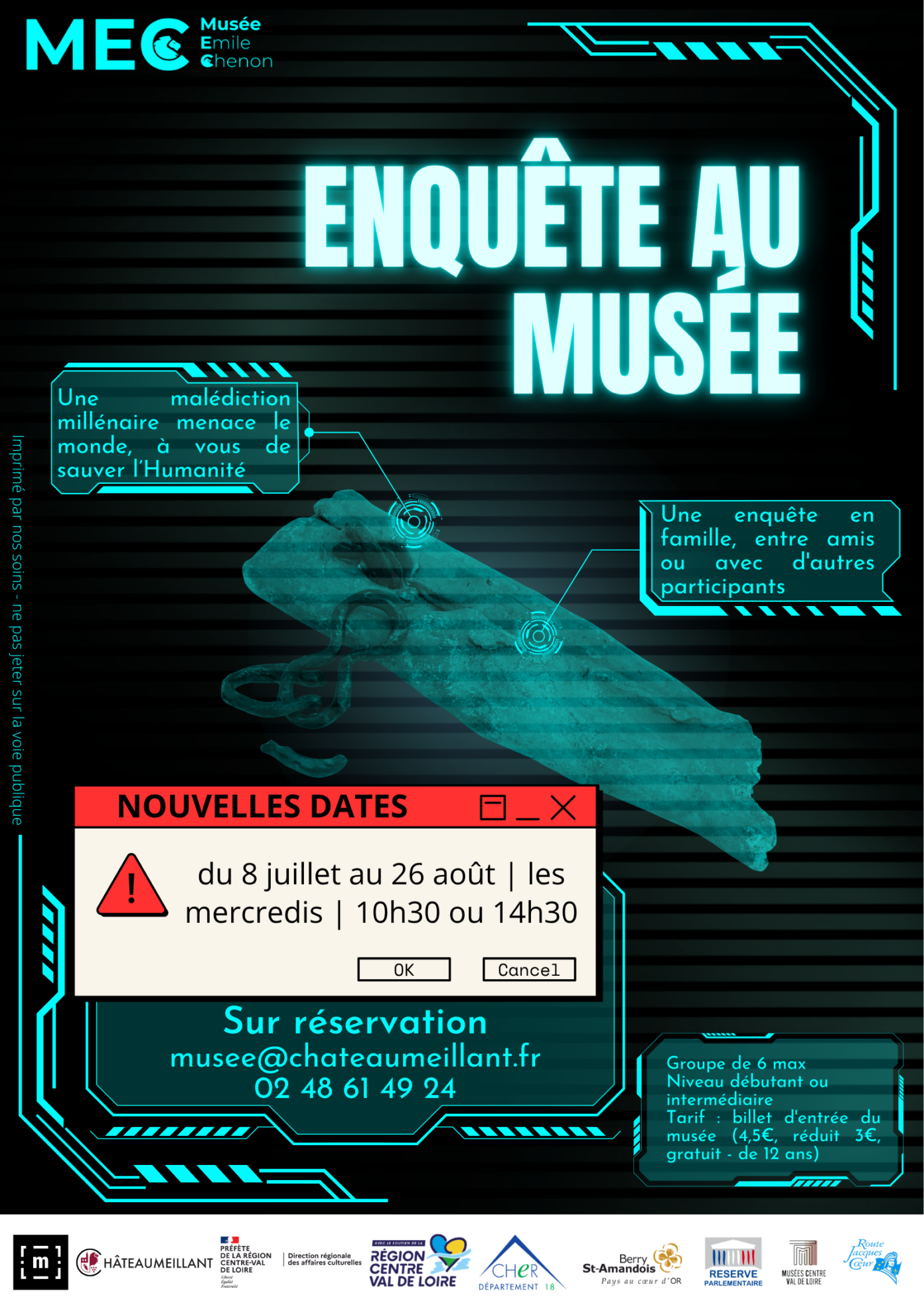 Enquête au MEC de Châteaumeillant en août Châteaumeillant