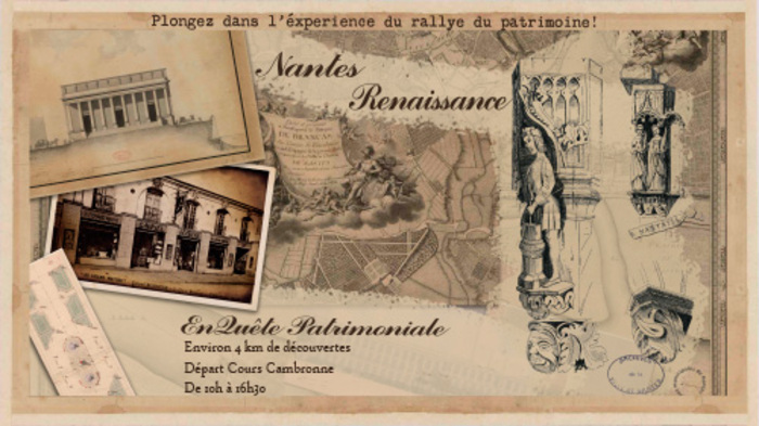 EnQuête Nantes Renaissance – Parcours d’exploration patrimoniale Cours Cambronne Nantes