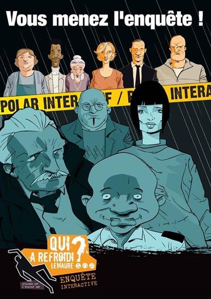 Enquête policière interactive « Qui a refroidi Lemaure ? », Médiathèque Les Muses, Linas