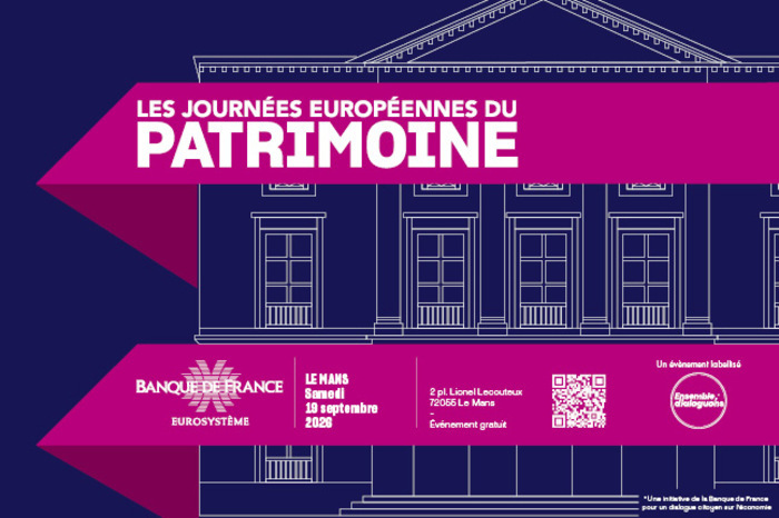 Ensemble dialoguons pendant les journées européennes du Patrimoine, Banque de France le Mans, Le Mans