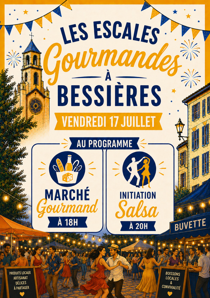 Escale Gourmande #3 MARCHÉ GOURMAND, Esplanade Bellecourt à Bessières, Bessières