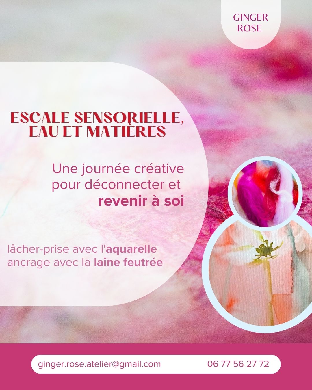 Escale sensorielle une journée créative pour déconnecter et revenir à soi. 8 La Faye Chapon