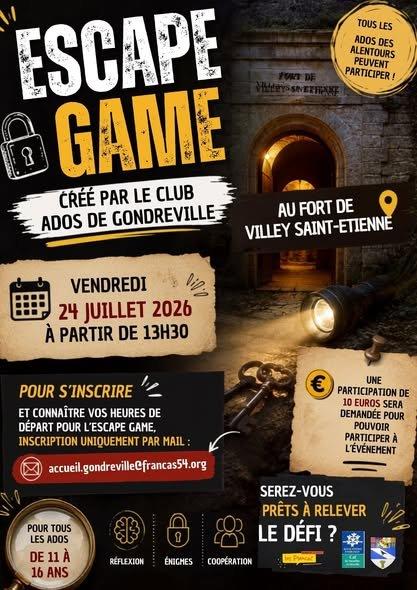 Escape Game au Fort du Vieux Canton Villey-Saint-Étienne