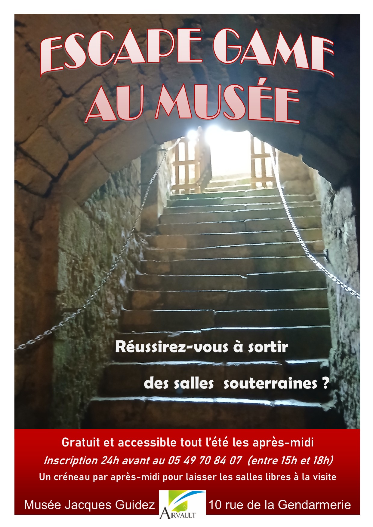 Escape Game au Musée 10 Rue de la Gendarmerie Airvault 2026-08-10