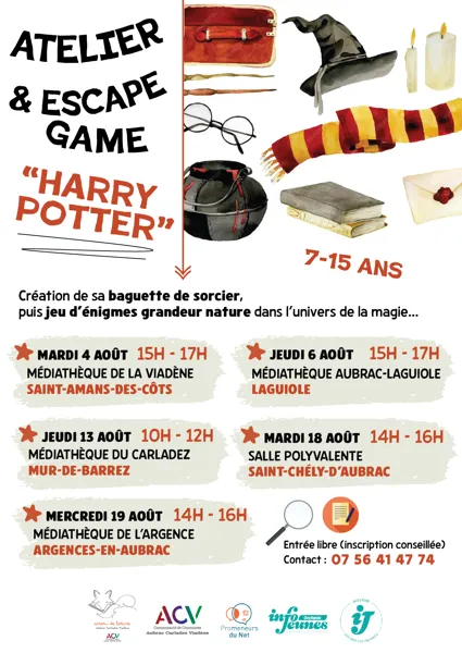 Escape game Harry Potter  Mur-de-Barrez