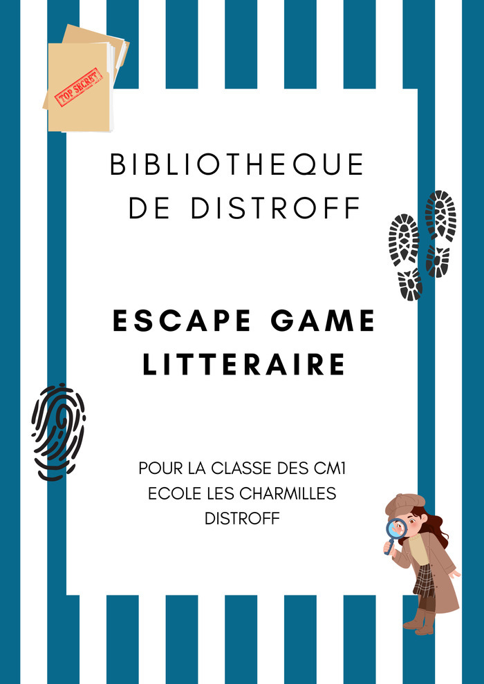 Escape Game Littéraire, Bibliothèque de Distroff, Distroff