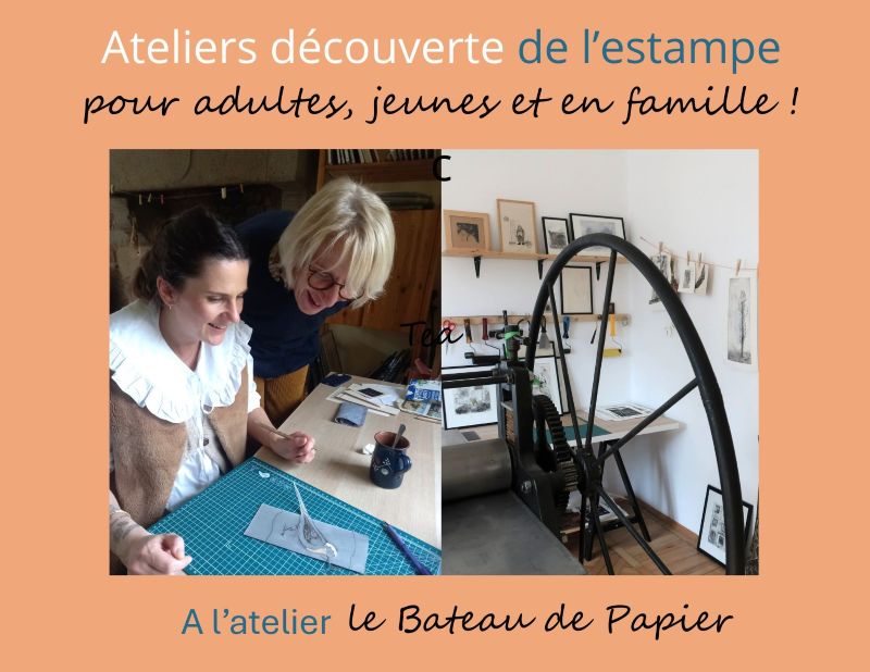 Expérience de Destination Je crée mon estampe inspirée par le bocage à Hudimesnil  Hudimesnil