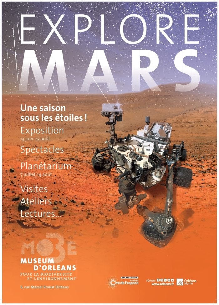 EXPLORE MARS, Muséum d’Orléans pour la Biodiversité et l’Environnement (MOBE), Orléans