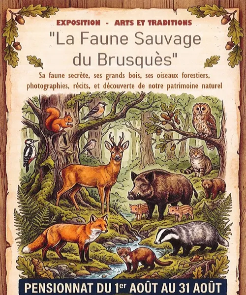 Expo La faune sauvage de Brusque Brusque
