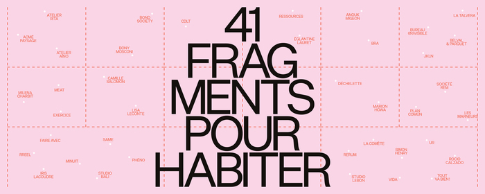 Exposition « 41 fragments pour habiter », Galerie Callot (Ecole d&rsquo;architecture Paris-Malaquais – PSL), Paris