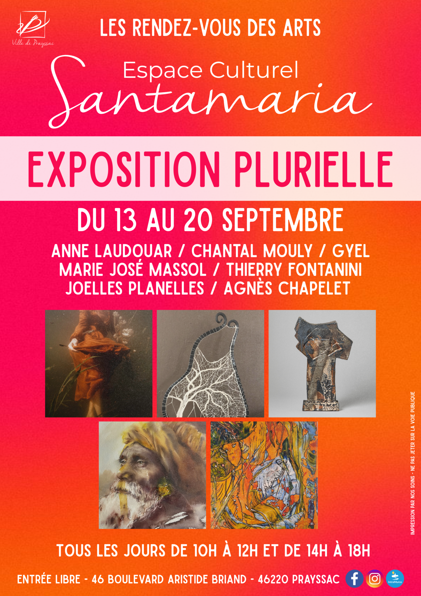 Exposition à Santamaria: Exposition plurielle Prayssac
