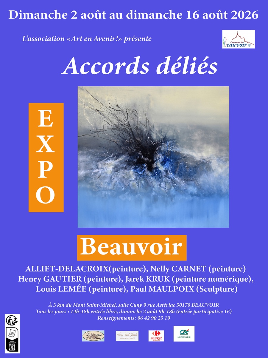 Exposition Accords déliés Salle CUNY Beauvoir