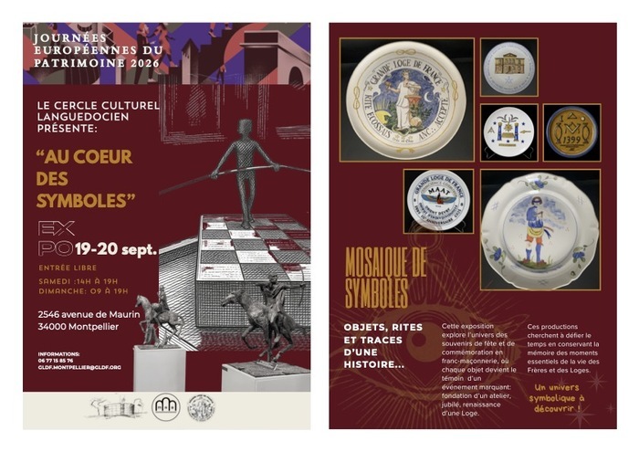 Exposition : au coeur des symboles, Cercle Culturel Languedocien, Montpellier